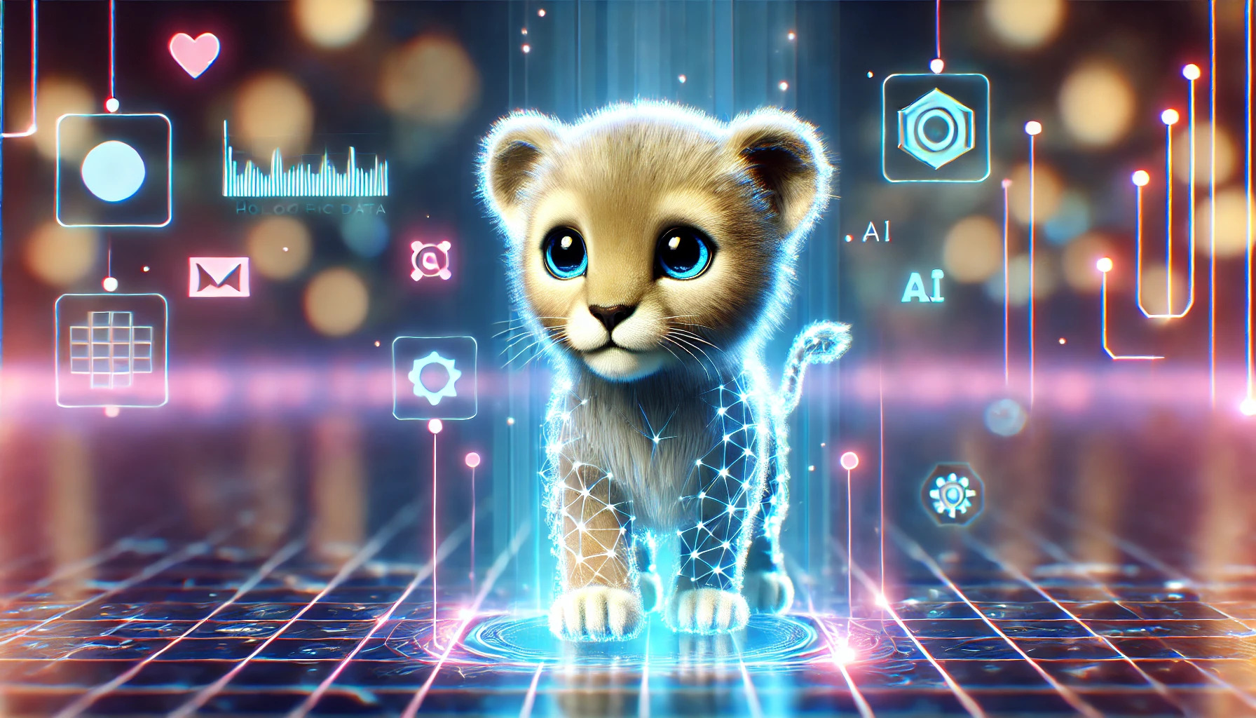 High-tech, futuristic setting environment