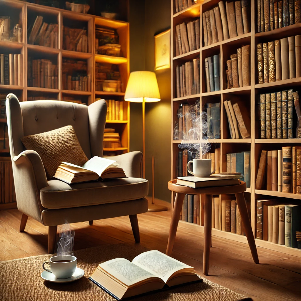 Cozy Library Corner