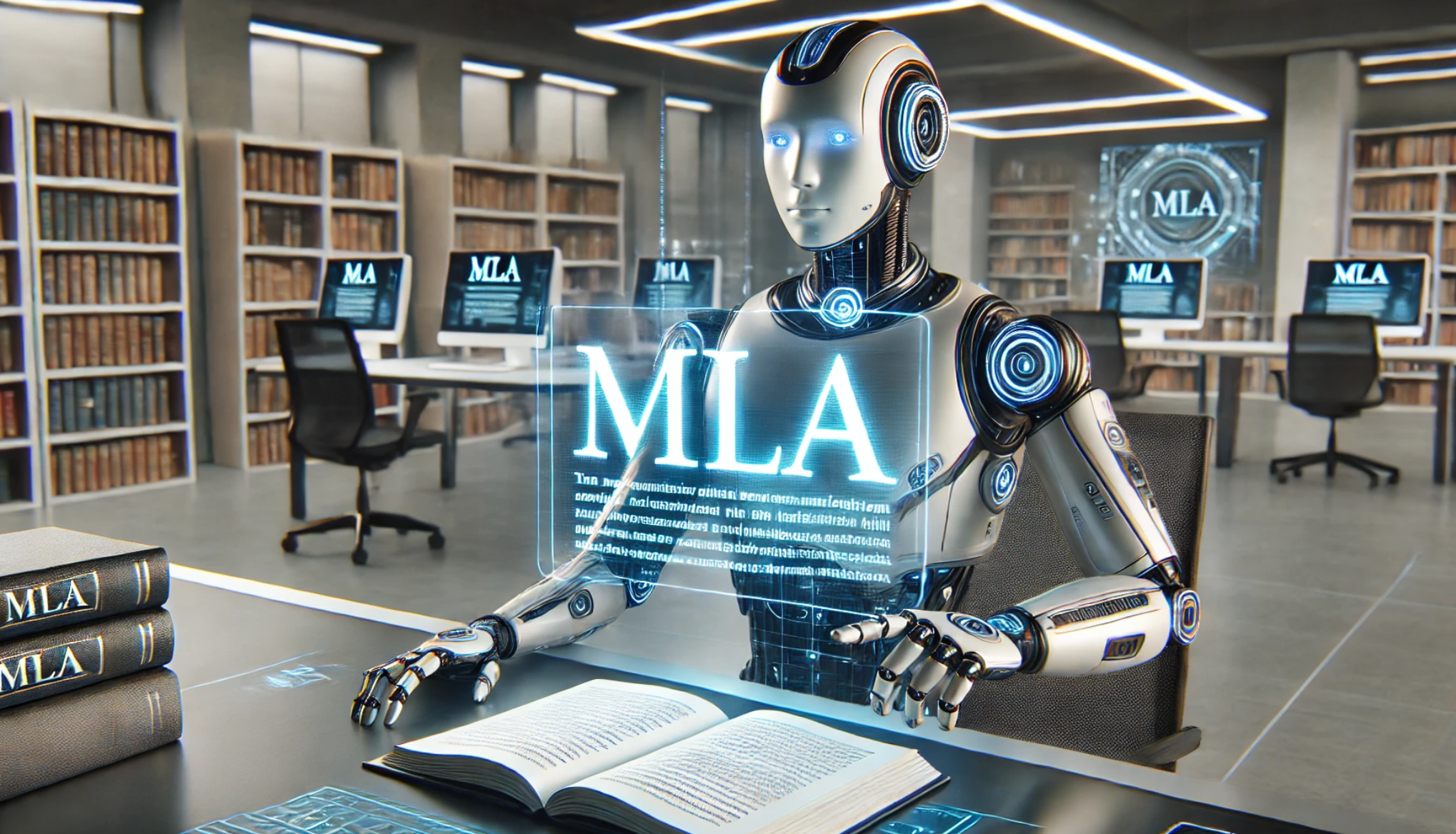 AI assistant working on MLA citations